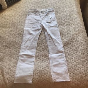 White slim fit Zara jeans